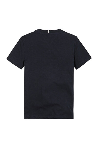 Tommy Hilfiger Baskılı Lacivert Erkek Çocuk T-Shirt FUN TEE S/S