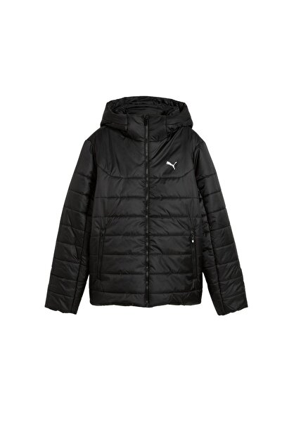 Puma 685231-01 Ess Hooded Padded Jacket Women's Coat Black