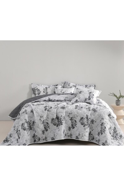 Blue Rose مفرش سرير نفرين مضغوط صيفي مشجر ليناسب ديكور غرفتك ليمنحك صيف منعش مصنوع من اجود خامة المايكروفايبر