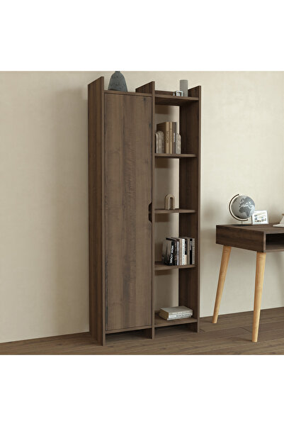İNARCH DİZAYN Offer Çok Raflı, Tek Kapaklı Kitaplık Kilim - 180 cm, Ev-Ofis, ...