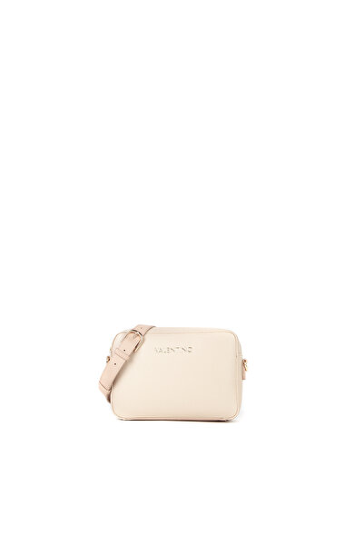 Valentino Ekru Kadın 6x23x16 cm Çapraz Çanta VBS5A809045