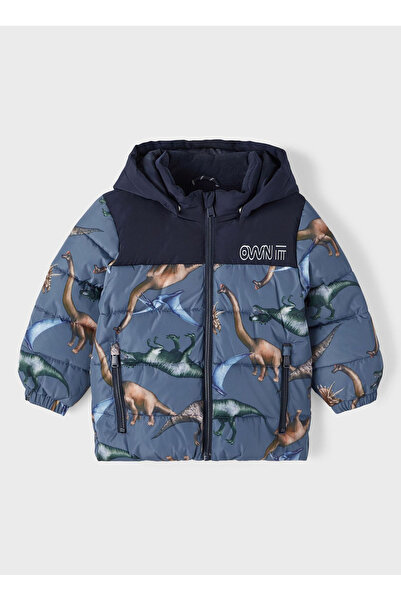 name ıt Mavi Erkek Çocuk Mont NMMMEDOW03 JACKET DINO DREAM FO