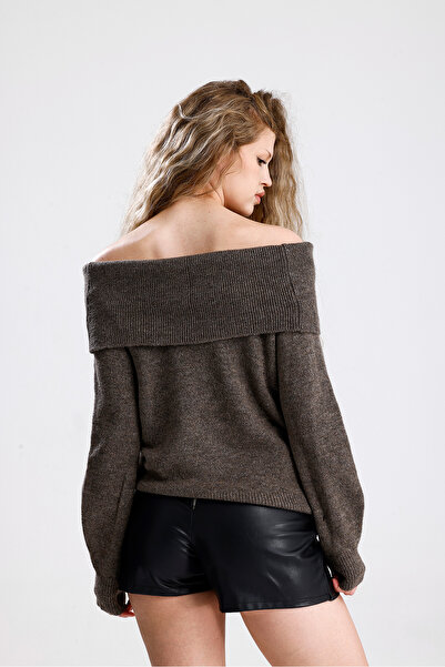 Figo Women's Open Shoulder Sweater