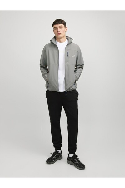Jack & Jones Erkek Gri Jjtheo Softshell Jacket Ceket 12269407-Ultimateg