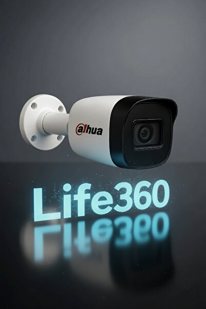 DAHUA DH-HAC-B1A21P-U 2MP 3.6mm AHD Bullet Güvenlik Kamerası | IR Gece Görüşlü, IP67 Dış Mekan