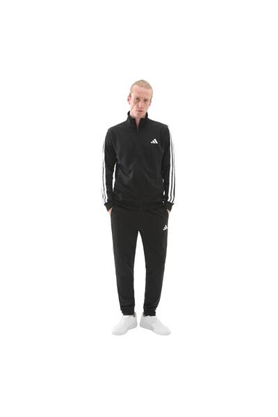 adidas JI8858-E adidas M 3S Tr Tt Ts Erkek Eşofman Takımı Siyah