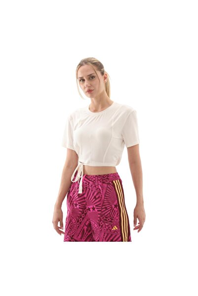 adidas JD4207-K Γυναικείο μπλουζάκι Yoga Λευκό