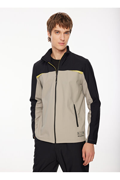 Discovery Expedition Bej - Siyah Erkek Bato Yaka Basic Sweatmont D3WM-SWT8