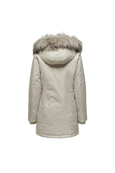 ONLY Krem Kadın Kaban ONLNEWKATY PARKA CC OTW
