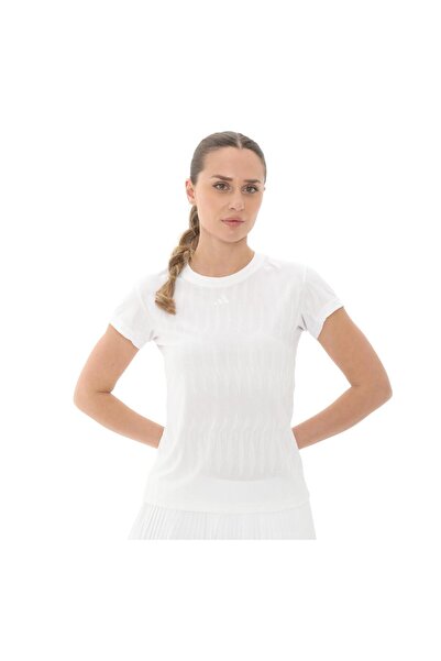 adidas Γυναικείο μπλουζάκι JE7106-K Freelift Λευκό