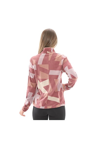 adidas JF9062-K adidas Terrex Multi Printed Full-Zip Fleece Kadın Ceket Pembe