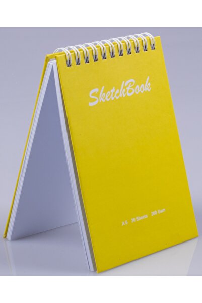 Pagos Yayınları A6 Hard Cover Sketchbook 200 Gr. 30 Sheets (60 Pages) 10.5 X 14.8 cm Sketchbook