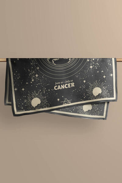 Modabutik G117 Cancer Zodiac Sign Bandana