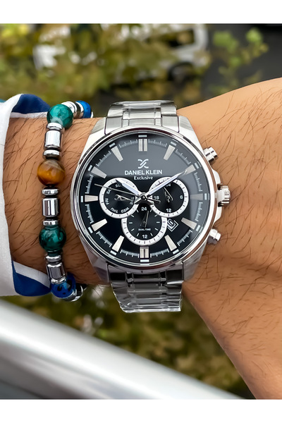 Daniel Klein Marka Multifonksiyon Çelik  Erkek Kol Saati+ Bileklik Hediyeli