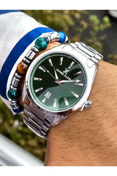 Daniel Klein Brand Multifunction Steel Men's Wrist Watch+ Bracelet Gift