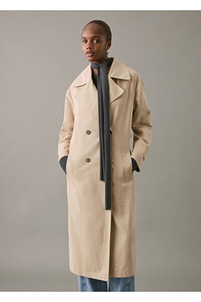 Mango Teen Klasik kemerli trençkot