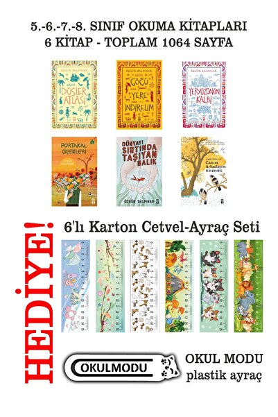 Genç Timaş 5. 6. 7. 8. Sınıf Okuma Kitapları - 6 Kitap 1064 Sayfa - Özgür Balpınar