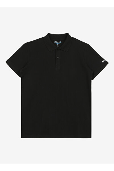 Discovery Expedition Düz Siyah Unisex Çocuk Polo T-Shirt D3WU-TST6