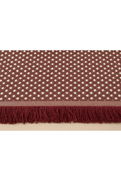 Rell Home Pamuklu Dokulu Koltuk Şalı 170x220 cm – Saçaklı TV Battaniyesi & Dekoratif Koltuk Örtüsü