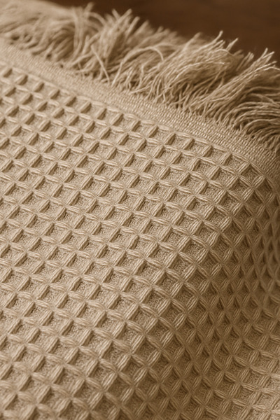 Rell Home Pamuklu Dokulu Koltuk Şalı 170x220 cm – Saçaklı TV Battaniyesi & Dekoratif Koltuk Örtüsü