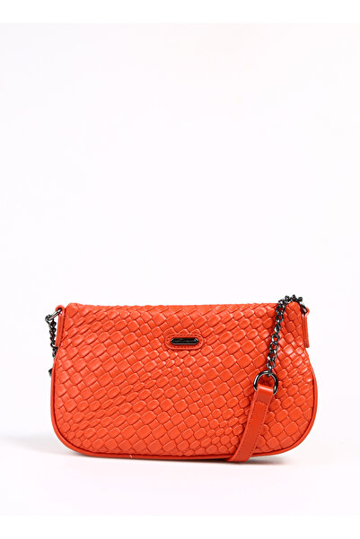 David Jones Turuncu Kadın 15x24x4 Çapraz Çanta CH21118