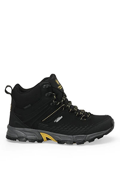 lumberjack Black-Yellow Men's Outdoor Boots 3W Flake Hi 3Pr