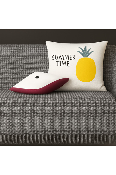 Rell Home Pamuklu Dokulu Koltuk Şalı 170x350 cm Battal Boy – Saçaklı TV Battaniyesi & Dekoratif Koltuk Örtüsü