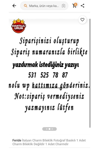 Feride Kişiye Özel Isim Yazılı Italyan Charm 18 Cm Çelik fmaccesories