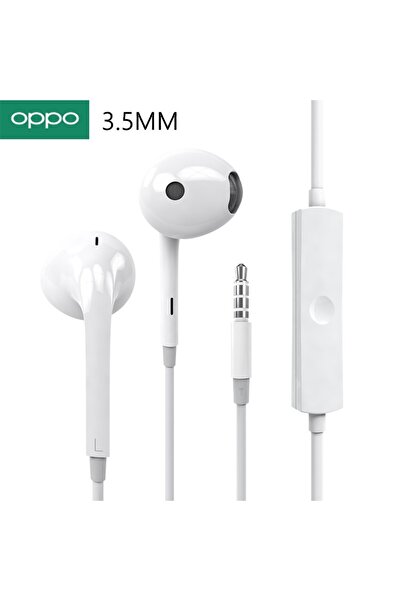 OPPO Kulak Içi Kulaklık 3.5mm Jack Girişli Orijinal Mh135 Beyaz