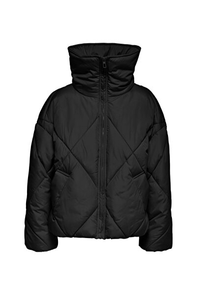 ONLY Siyah Kadın Mont ONLNEWTAMARA SHORT QUILTED JACKET C