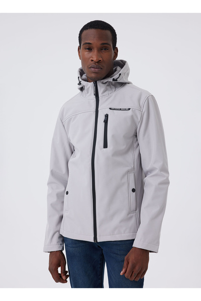 Lee Cooper Γκρι Ανδρικό Παλτό 241 LCM 232013 NEWNERON ΓΚΡΙ