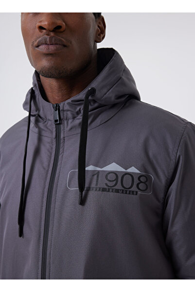 Lee Cooper Anthracite Men's Coat 241 LCM232012 STAY ANTHRACITE