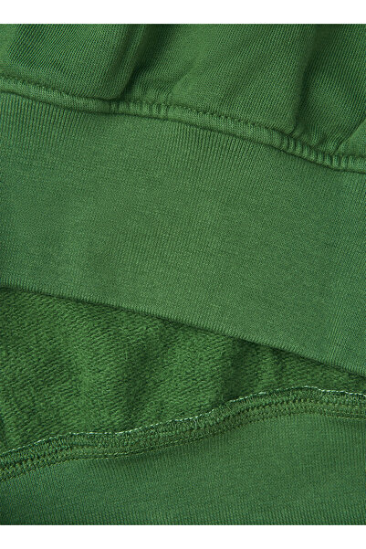 JJXX Bisiklet Yaka Baskılı Yeşil Kadın Sweatshırt JXJADA SOFT LOOSE LS SWEAT ...