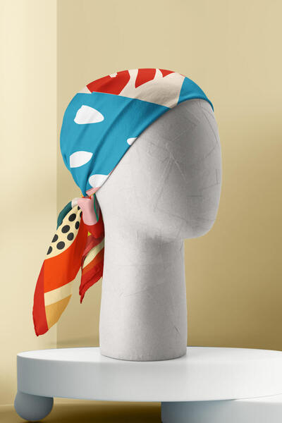 Modabutik G101 Geometric Patterned Bandana