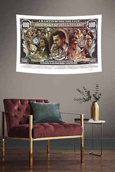 vodler غطاء حائط بطابع ذئب وول ستريت