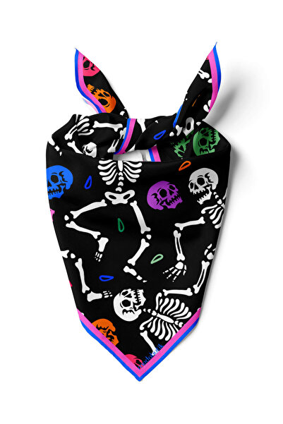 Modabutik E90 Kurukafa Desenli Bandana