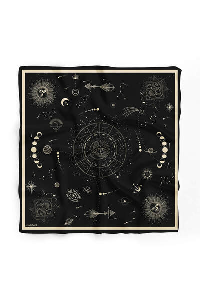 Modabutik D35 Astroloji Desenli Bandana