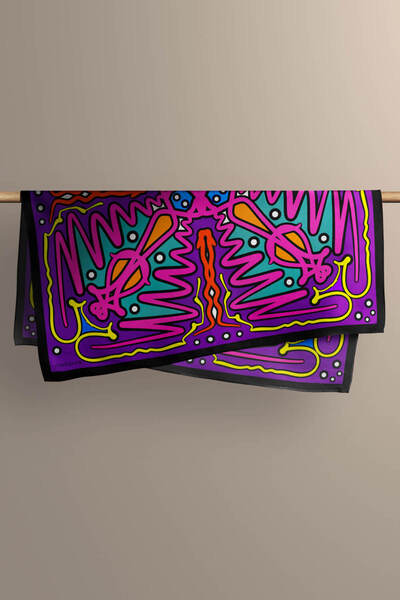 Modabutik A35 Geometric Patterned Bandana