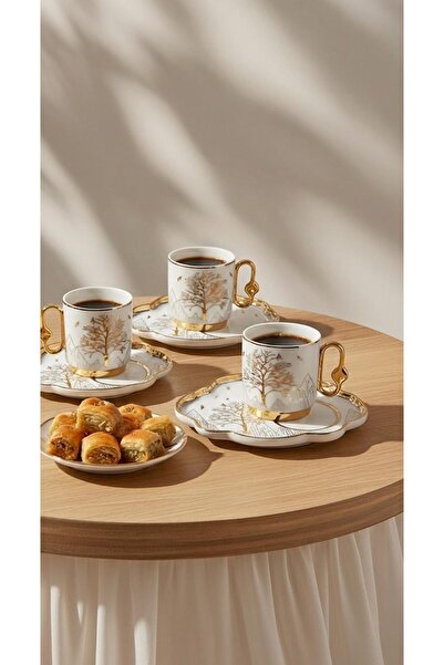Generic Tea or cappuccino cups and saucers set
