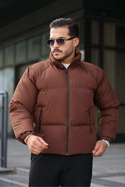 Jaglion Garen Черно мъжко палто без качулка, водоустойчиво