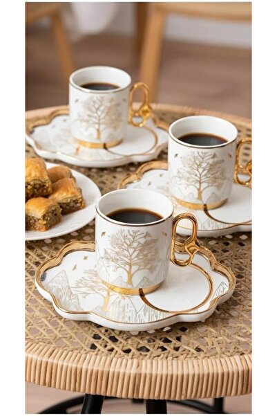 Generic Tea or cappuccino cups and saucers set