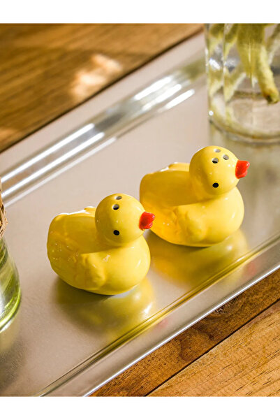 LC Waikiki Ördek Figürlü Seramik Tuzluk Ve Biberlik