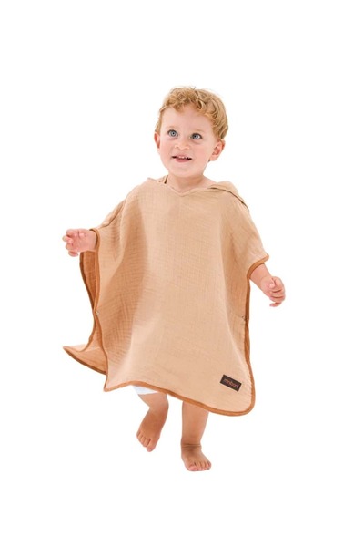 miniboni 4 Katlı Müslin Bebek Pançosu – Banyo ve Plaj Kullanımı