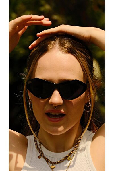 Maldia Shop Women's Retro Black Sunglasses