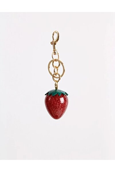 Maldia Shop Charm pentru geantă roșu căpșuni