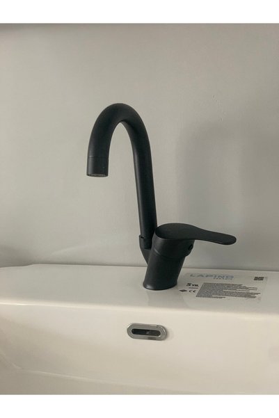 Üstünel Armatür Black Sink Mixer