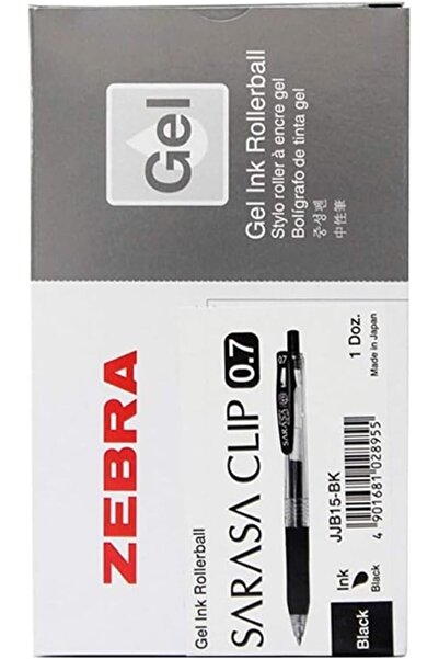 Zebra Pen 0.7 mm Sarasa Clip Gel Ink - Black