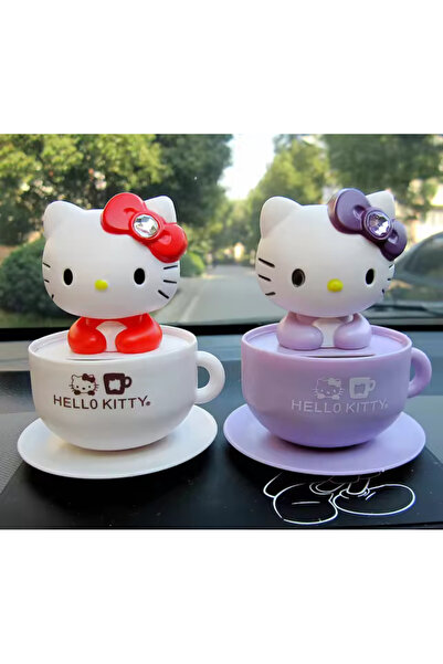 Işık kasabası Hello Kitty Kafa Sallayan Güneş Enerjili Şanslı Servet Kedi Ara...
