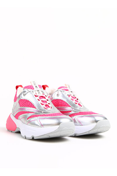 Love Moschino Pembe-Gümüş Kadın Sneaker JA15025G1GIQ460A