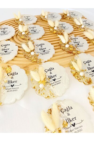 NOIS Epoksi Magnet Gold - Söz, Nişan, Düğün, Kına, Nikah, Sünnet Hediyelik - ...